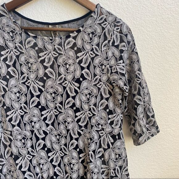 Free People floral lace dress with empire waist M - Picture 4 of 7